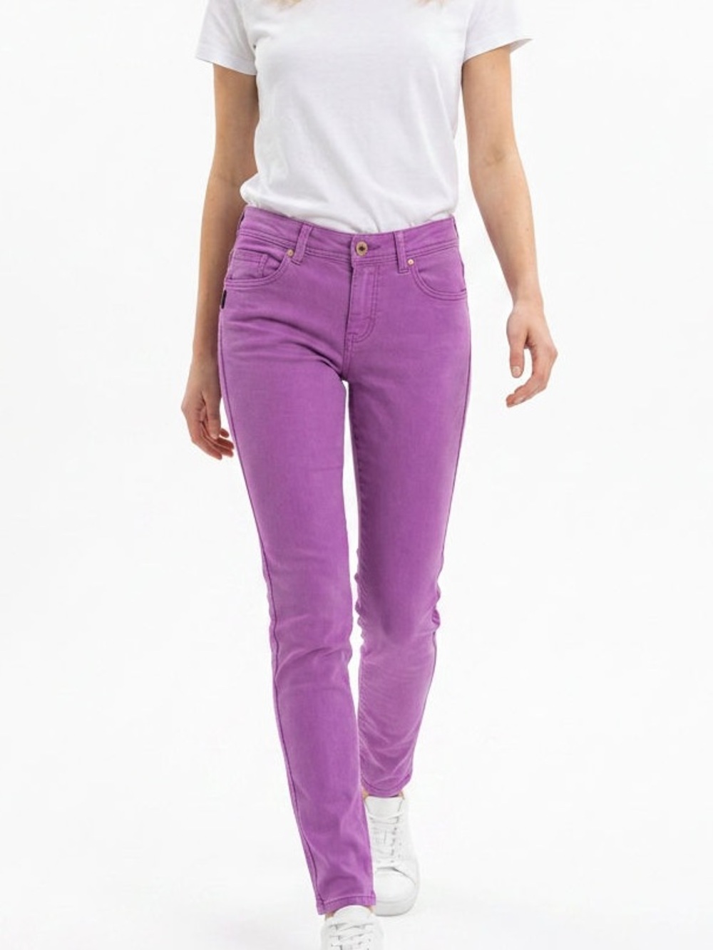 55DSL Diesel‎ Skinny Jeans Women 29 Purple Excellent Low Rise Shimmer Cotton